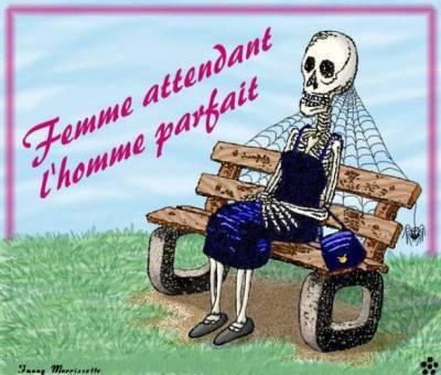 femme atendant l'homme parfait