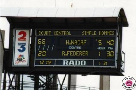 H.nacaf  vs R.federer